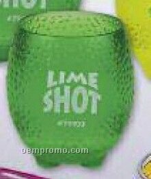 2 Oz. Lemon/ Lime Plastic Shot Glass