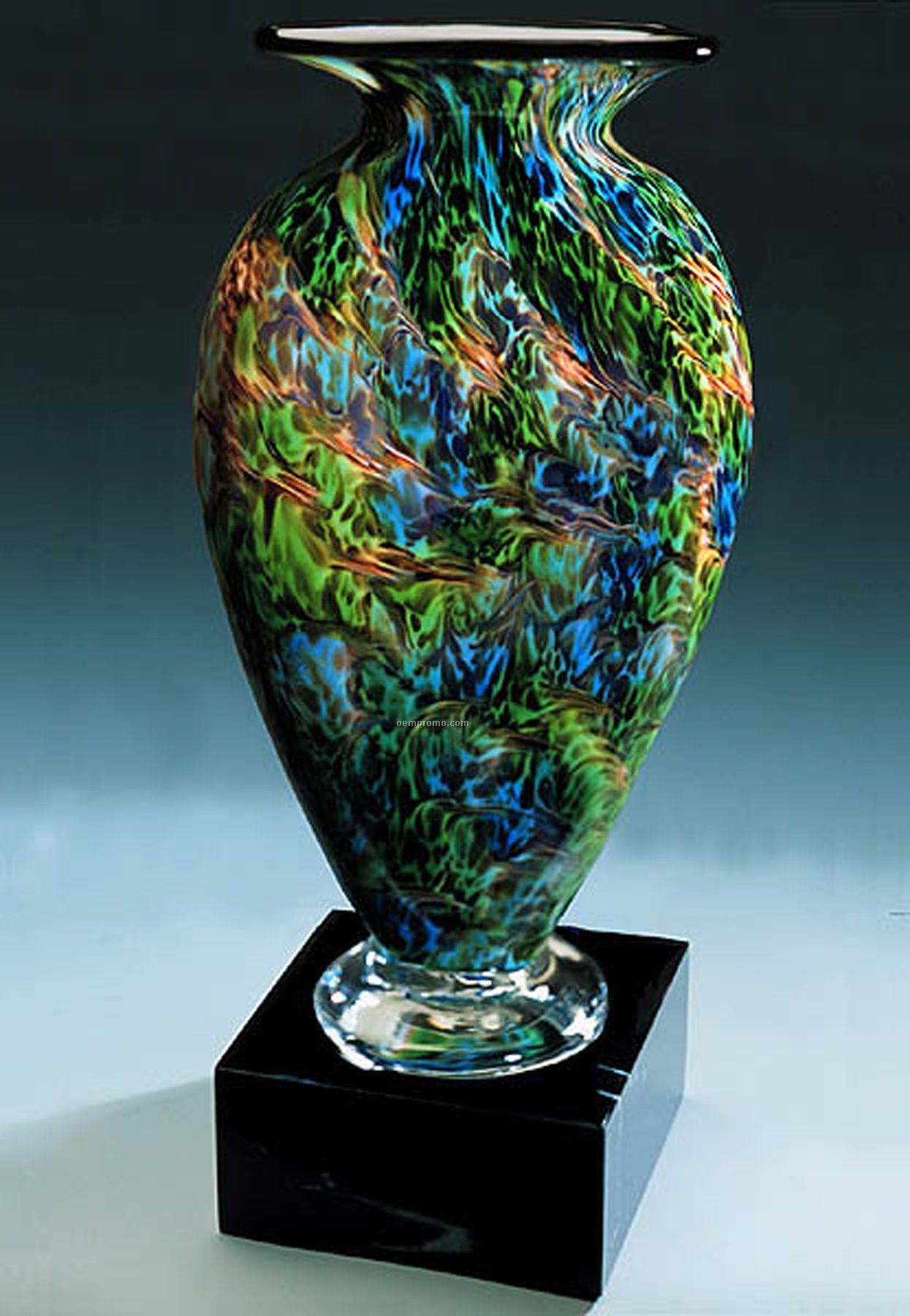 Jade Glen Mercury Sculpture W/ Marble Base (3.75"X7.5")