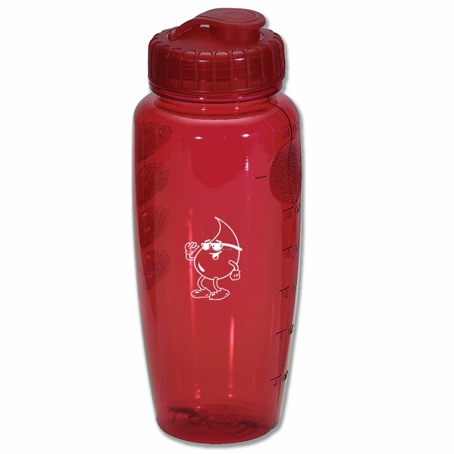 30 Oz. Poly Clear Water Bottle