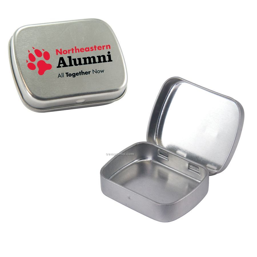 Empty Small Silver Mint Tin