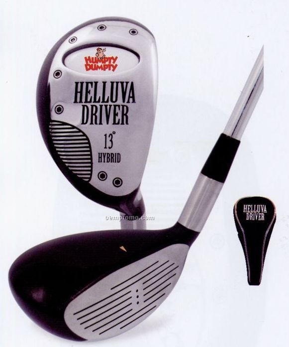 Hybrid Helluva Golf Driver W/ Head Cover (13 Degree Loft)