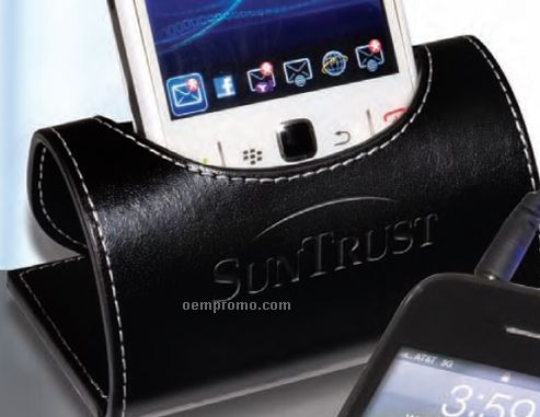 Midtown Leather Mobile Phone Cradle