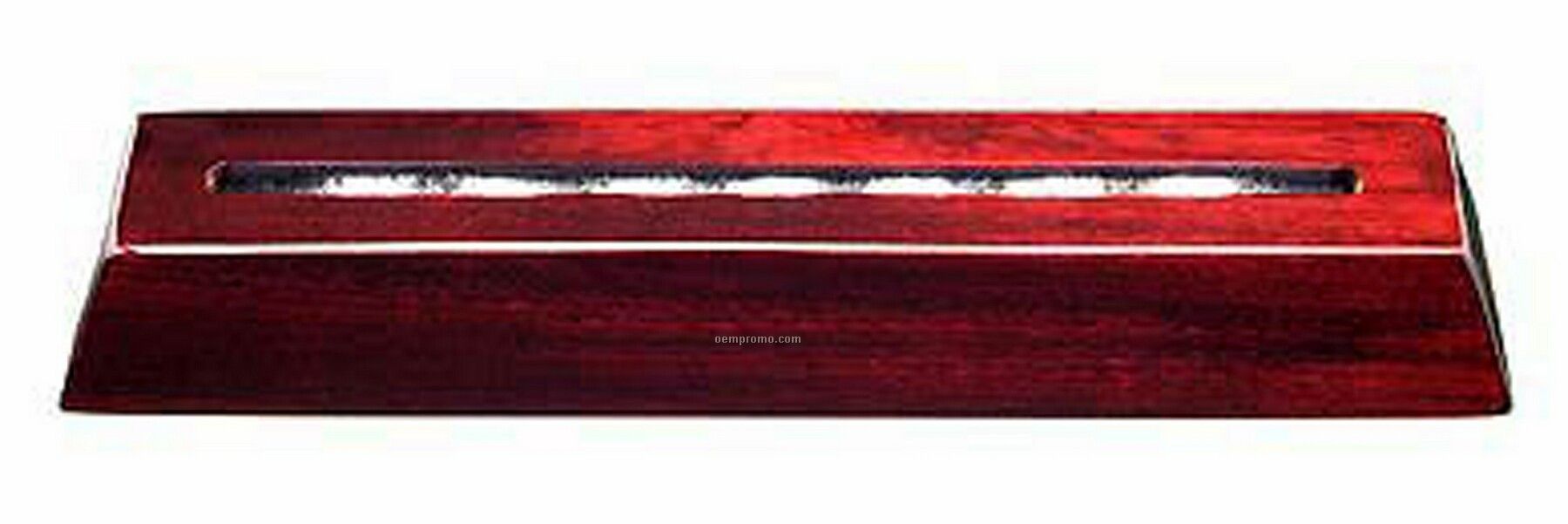 Rosewood LED Slotted Base For 1/2" Thick X 8" Wide. Features 7 Led's.