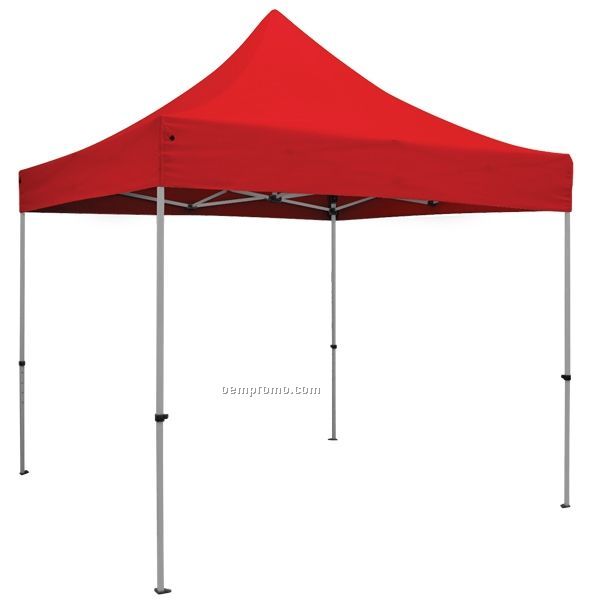 Showstopper Premium 10' Square Tent / Red/ Unimprinted