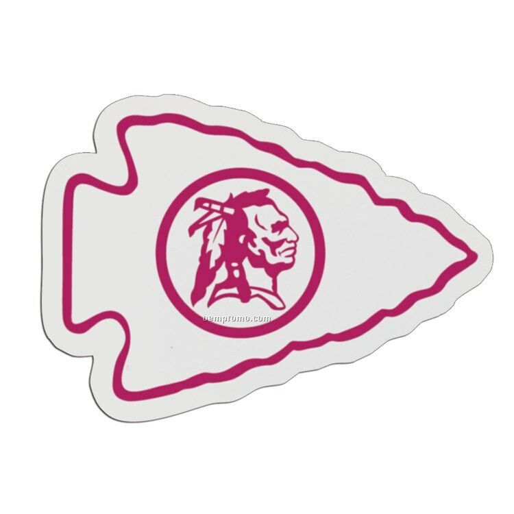 Arrowhead Lightweight Plastic Sports Badge (3")