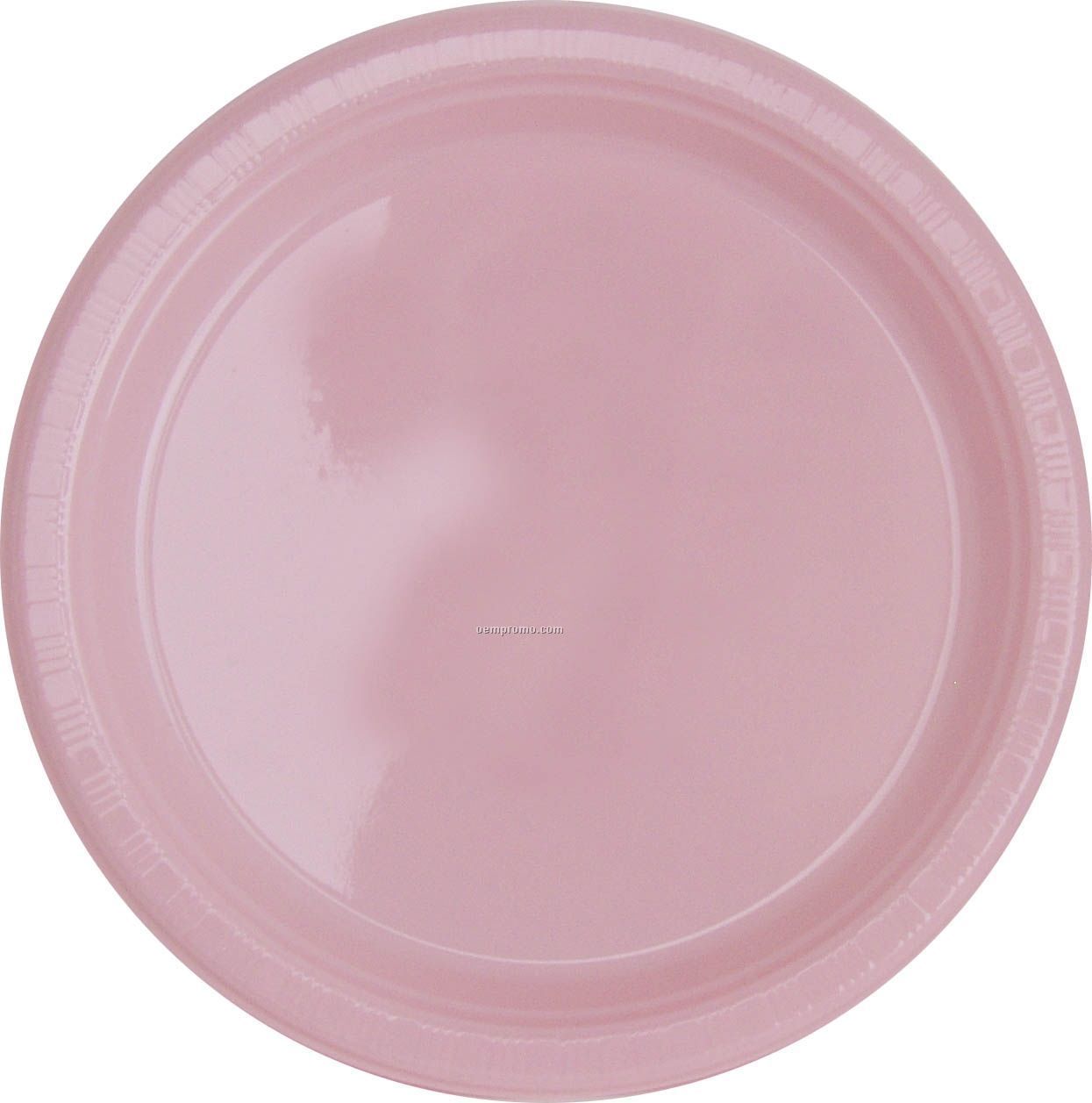 Colorware 7" Classic Pink Plastic Plate