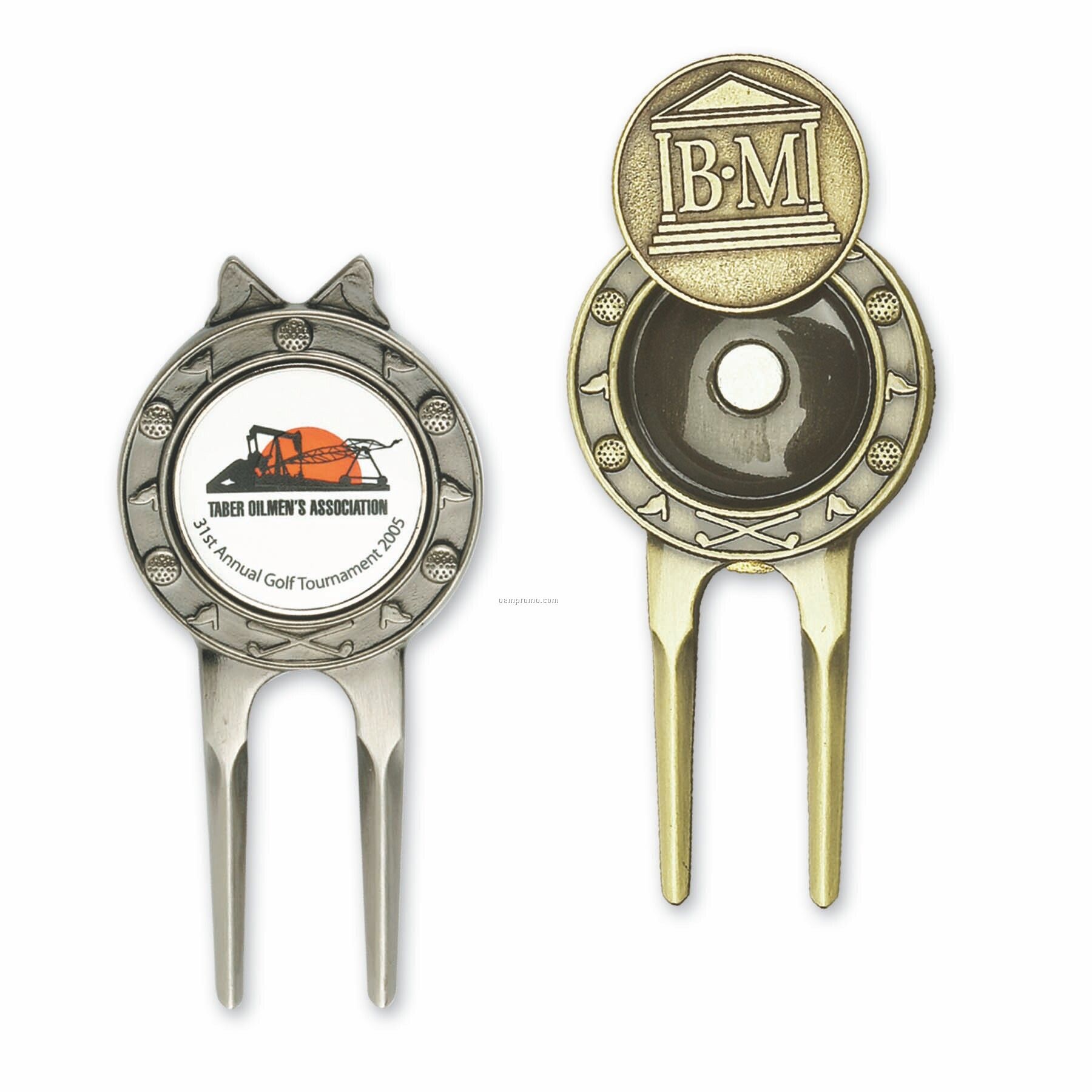 Deluxe Golf Divot Tool W/ 2 Markers