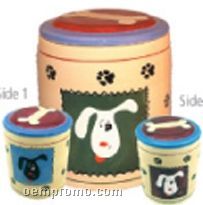 Doggy Patch Regular Ceramic Cookie Keeper Jar (Custom Lid)