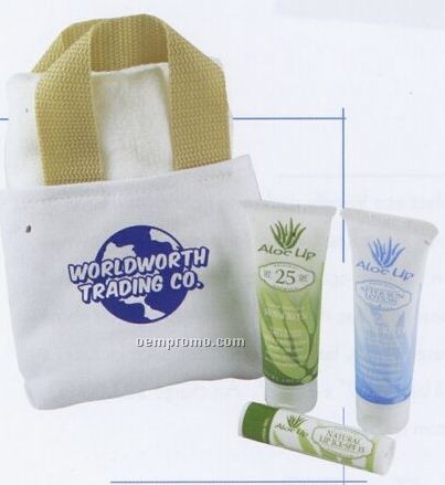 Mini Canvas Bag W/ Towel & Original Selection Products