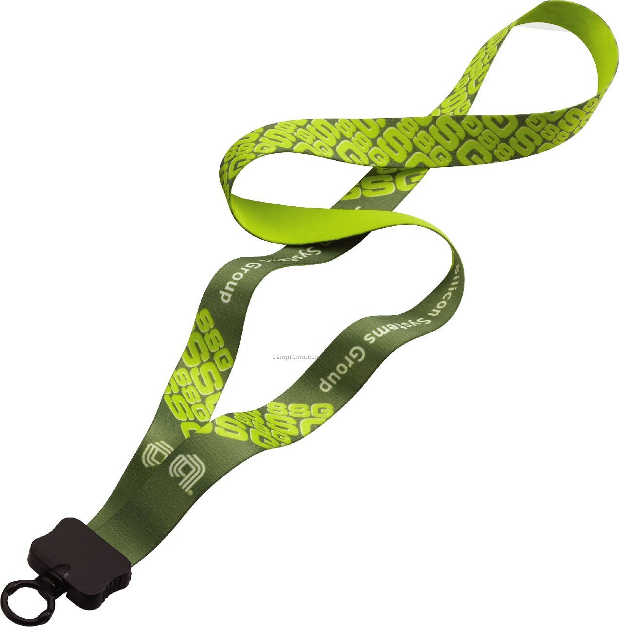 3/4" Dye Sublimated Lanyard With Plastic Clamshell & O-ring