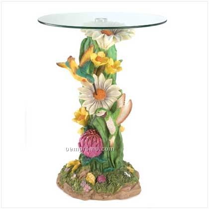 Hummingbirds Accent Table