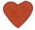 Mylar Confetti Shapes Heart (2