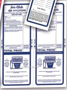 V-t Cre8tive Pre Printed Custom Laser Form W/ Paper Bak (2 Up Per Sheet)