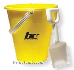 Yellow Pail With Shovel (Printed)