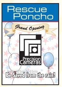 Rescue Poncho With Grand Opening Template Insert