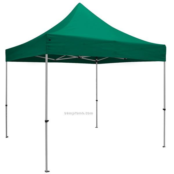 Showstopper Premium 10' Square Tent / Green/ Unimprinted