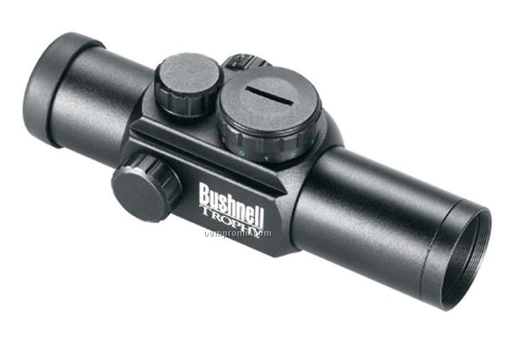 Bushnell Trophy 1x28 Black Matte Red Dot 4 Dial-in Red/Green Reticles