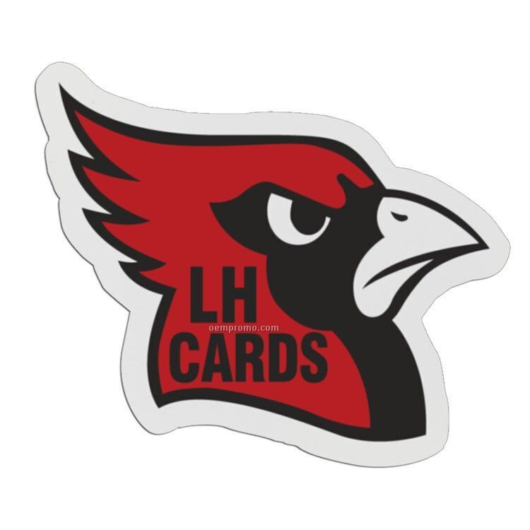 Cardinal Lightweight Plastic Sports Badge (3")