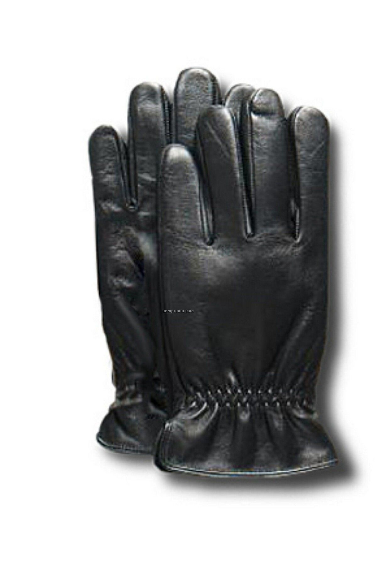 Men's Black Smooth Lamb Leather Dress Gloves