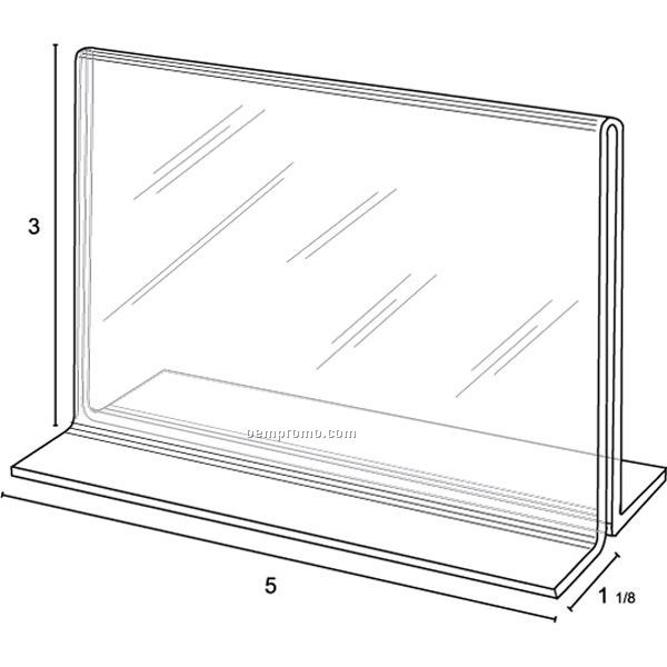 Open Bottom Frame For 5''w X 3'' H