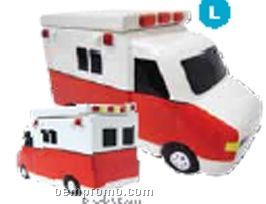 Red Ambulance Specialty Cookie Keeper - 10"X5.75"X5.75"