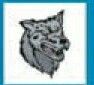 Sport/ Mascot Stock Temporary Tattoo - Wolf Head (2"X2")