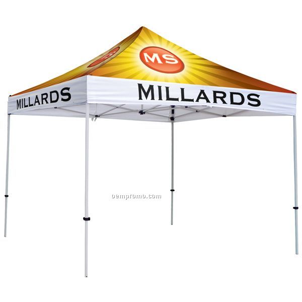 10' Deluxe Showstopper Square Event Tent W/ Dye Sublimation