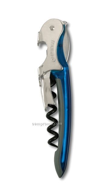 Murano Waiter's Natural Corkscrew With Transparent Colors
