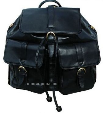 Veg Tanned Calf Leather Backpack