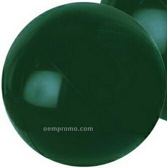12" Inflatable Forest Green Beach Ball