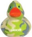 Camouflage Costumed Rubber Duck (Printed)