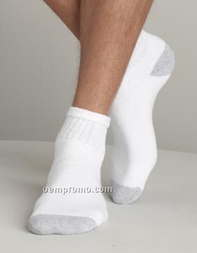 Gildan Mens Ankle Socks (Shoe Sizes: 6-12)