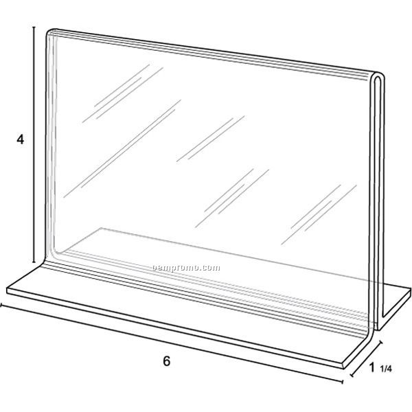 Open Bottom Frame For 6'' W X 4'' H