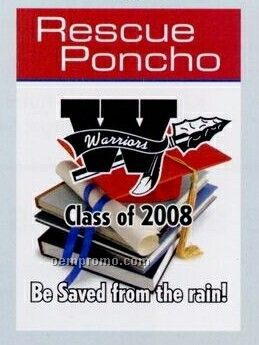 Rescue Poncho With Graduation Template Insert