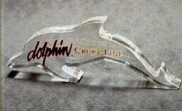 Acrylic Paperweight Up To 16 Square Inches / Dolphin