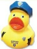 Mini Policeman Rubber Duck (Printed)