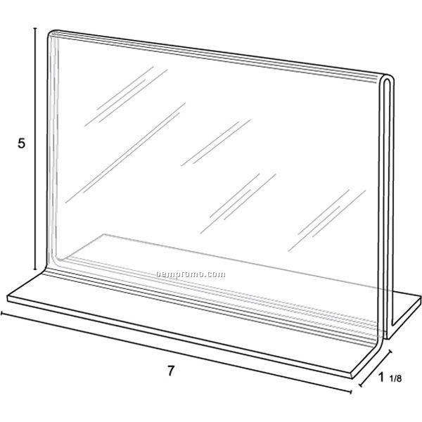 Open Bottom Frame For 7'' W X 5'' H