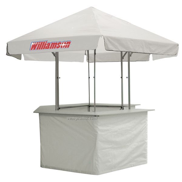 12' Concession Stand Tent W/ Full Color Thermal Imprint In 1 Location