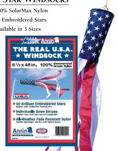 50 Star American Flag Windsock (5"X36")