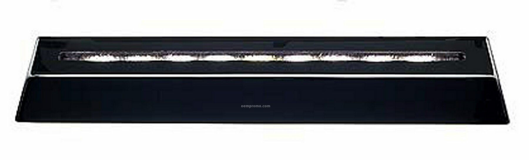 Black LED Slotted Base For 10" Wide X 1/2" Thick. Features 9 Led's.