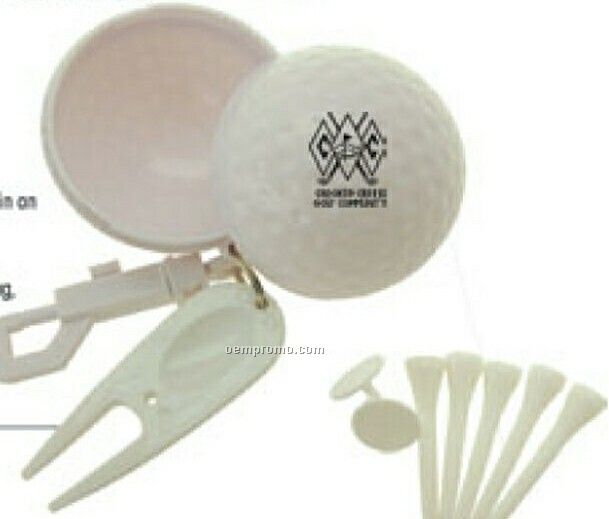 Golf Accessories In Golf Ball Case