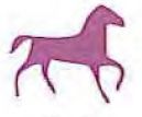 Mylar Confetti Shapes Horse (5")