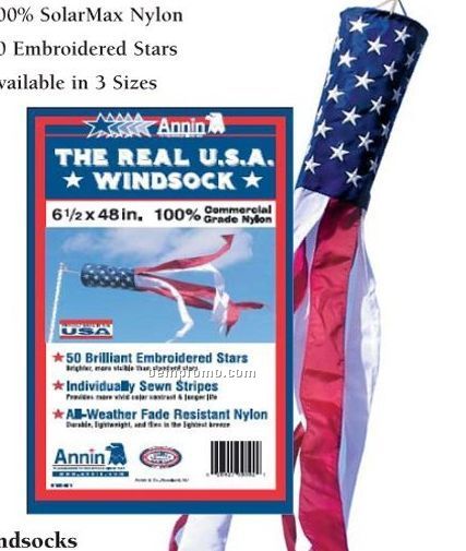 50 Star American Flag Windsock (6"X48")