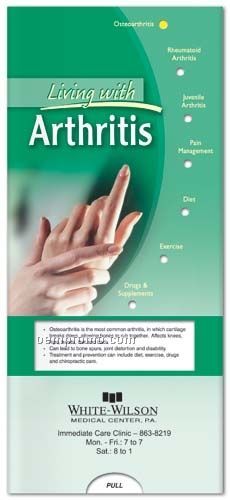 Living With Arthritis Pocket Slider Chart/ Brochure