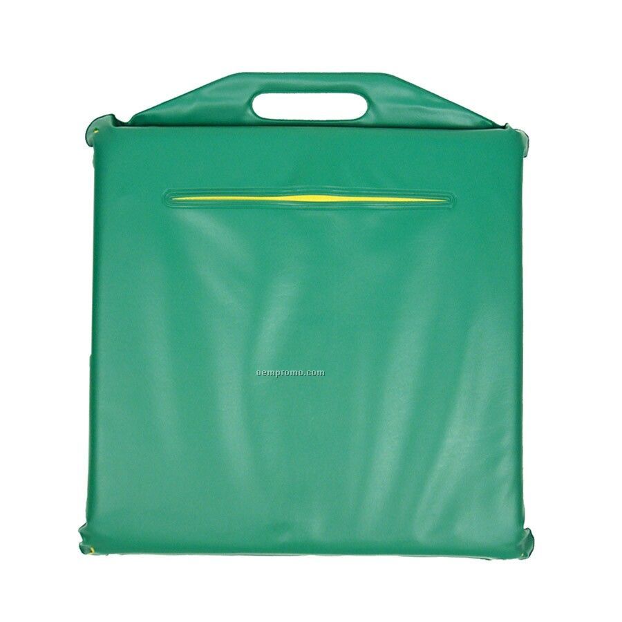 Square Vinyl Seat Cushion With Back Slit Pocket (14"X14"X2" Thick)