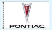 Stock Dealer Logo Flags - Pontiac (3'x5')