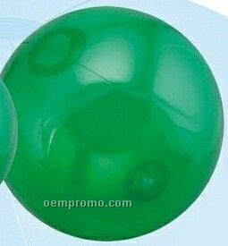 9" Inflatable Translucent Green Beach Ball