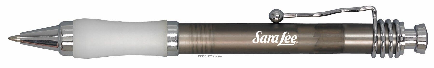 Alexandria Ballpoint Pen W/ Ergonomic Grip & Matching Top Jewel
