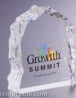 Lucite Ice Effect Award (3 1/4"X4"X1 1/4")