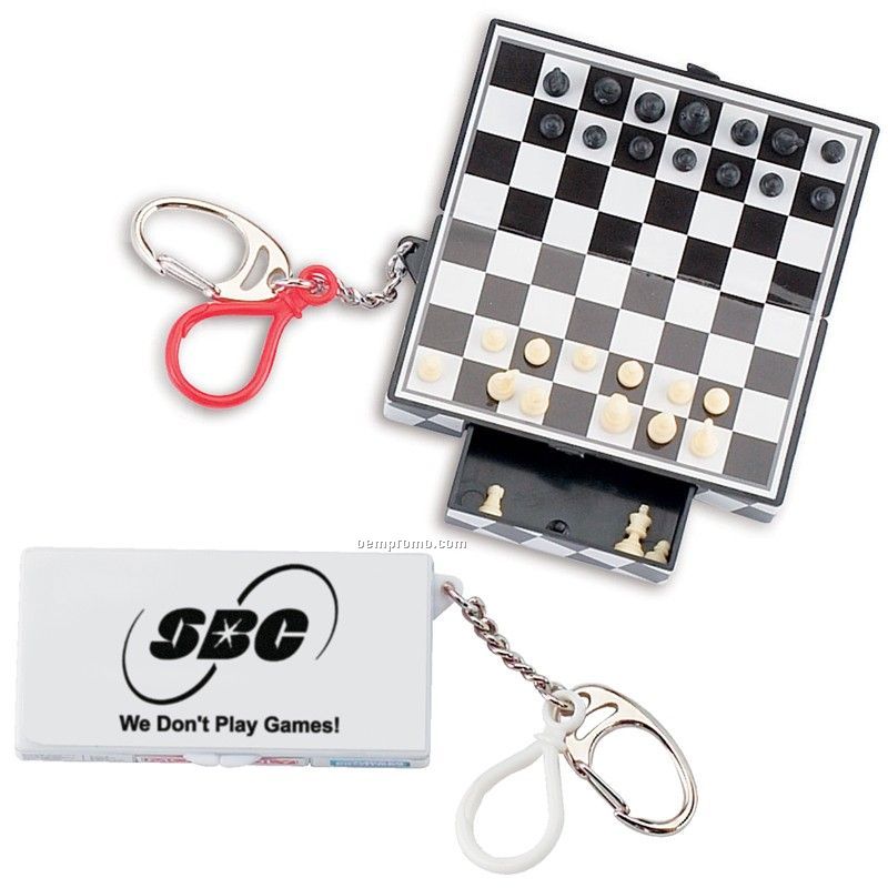 Magnetic Travel Chess Key Chain